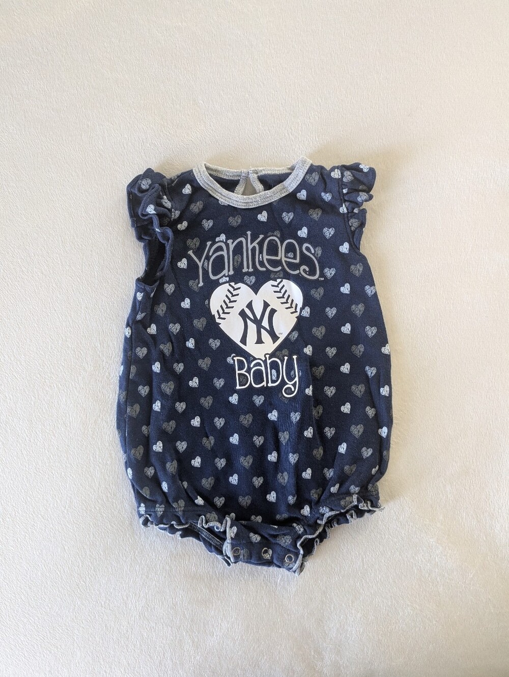 NY Yankees Baby Romper - 3-6 Months